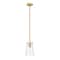 Z-Lite Kira Pendant, 1-Light, 5 In.W x 8 In.H, Modern Gold/Clear 7508MP-ROD-MGLD - alternate 1